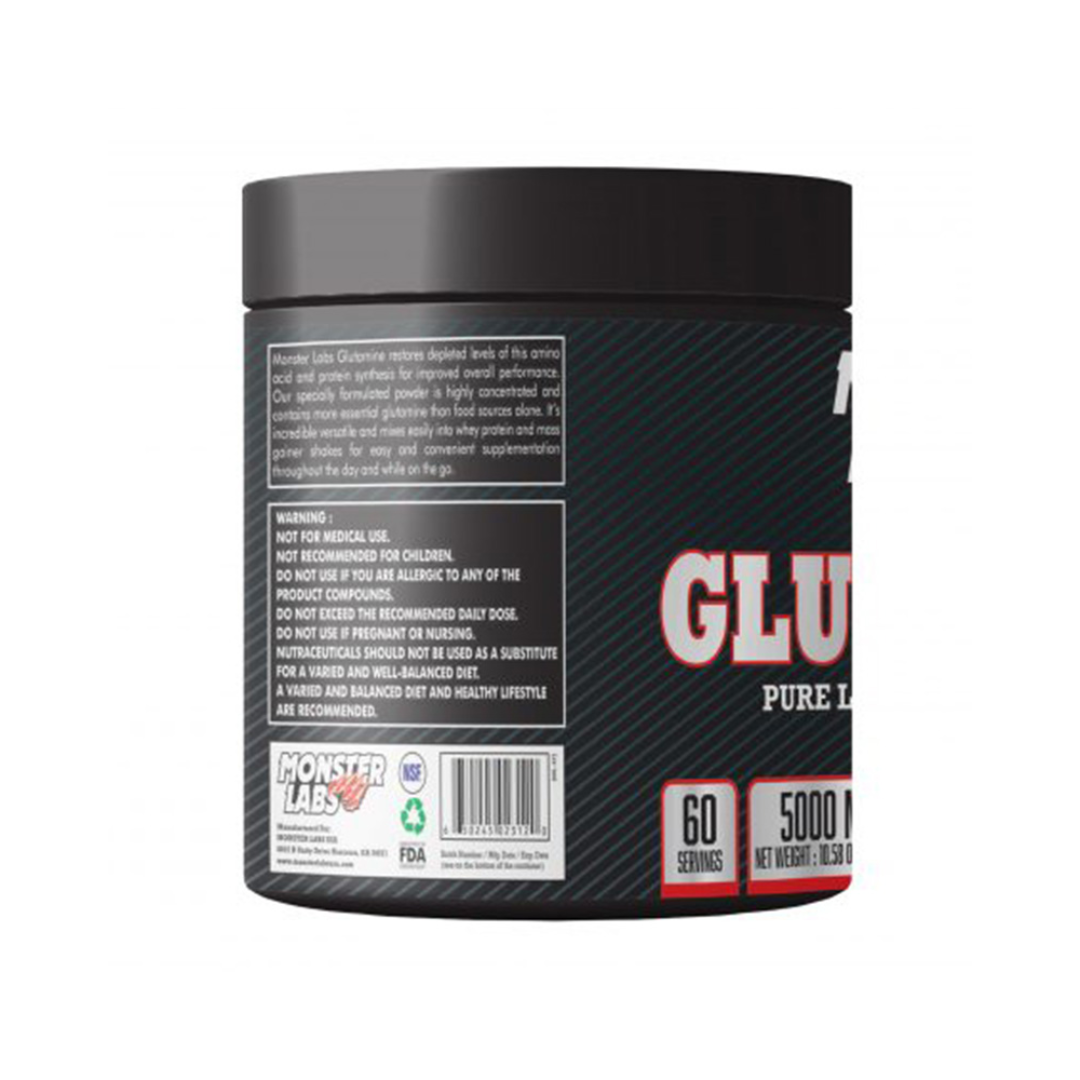 MONSTER GLUTAMINE LABEL