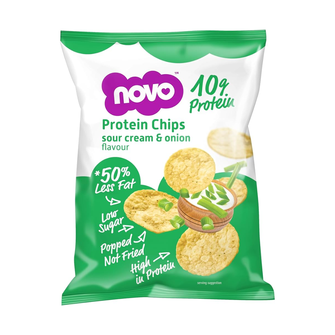 NOVO PROTEIN CHIPS SOUR CREAM AND ONION