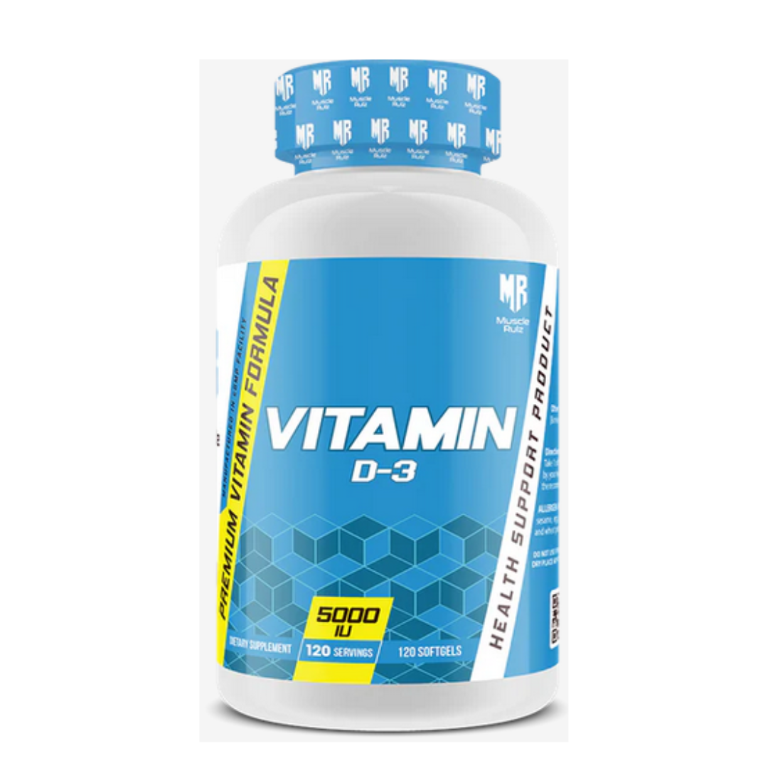 mr MUSCLE RULZ VITAMIN D3 5000IU 120SOFTGEL